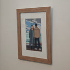 Custom couple embroidery portrait with names