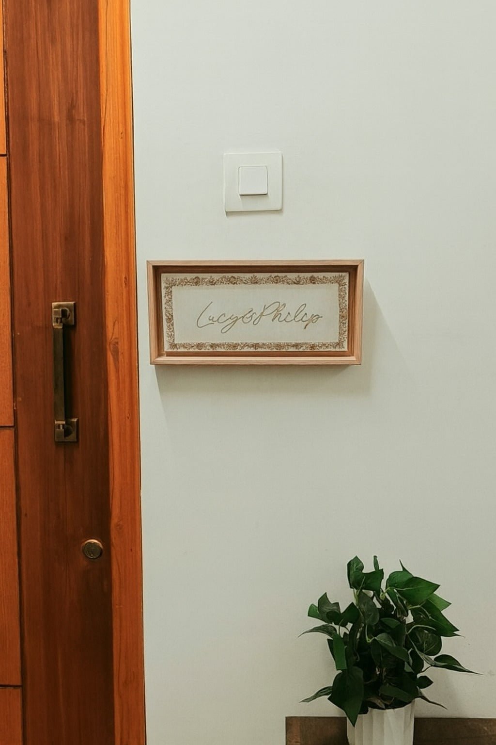 Luxe Name Plate - Weawy