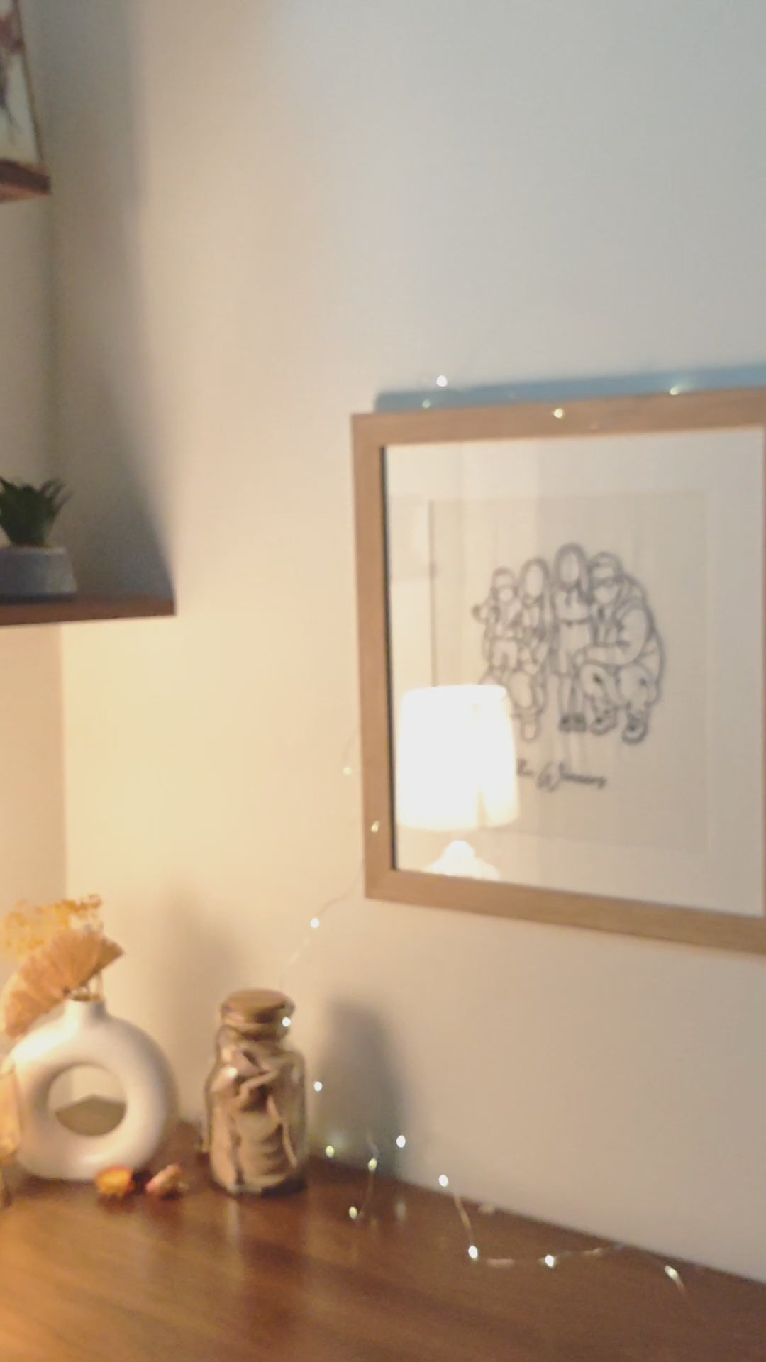 handcrafted embroidered portrait décor – India